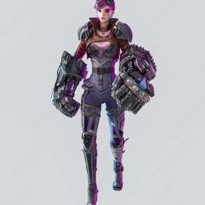 现代英雄联盟蔚3D模型下载